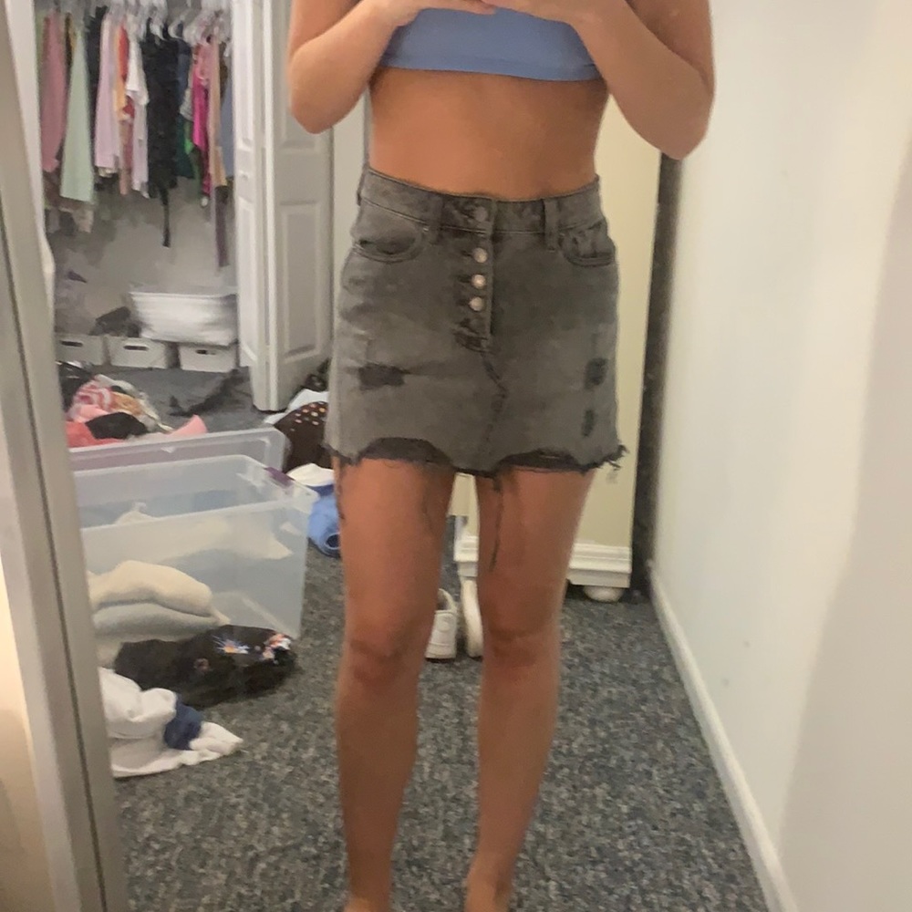FREE PEOPLE denim skirt